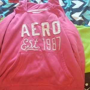 An Aeropostale sweatshirt